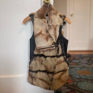DOMA Fur and Leather Vest